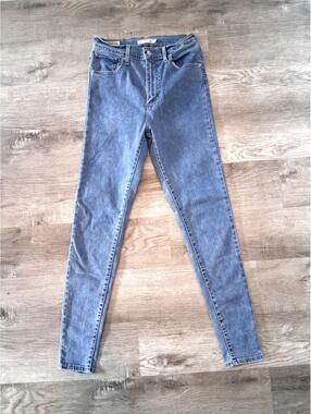 Levi's Women'S 28/29 Premium Red Tab Mile High Super Skinny Denim Blue Jeans
